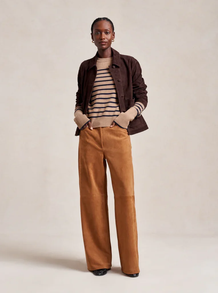 Zamszowe Spodnie Dla Kobiet